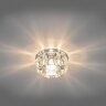 Купить Светильник встраиваемый светодиодный Feron JD159 потолочный 10W 3000K прозрачный хром в интернет-магазине электрики в Москве Альт-Электро