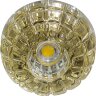 Купить Светильник встраиваемый светодиодный Feron JD87 потолочный 10W 3000K прозрачно-золотистый в интернет-магазине электрики в Москве Альт-Электро