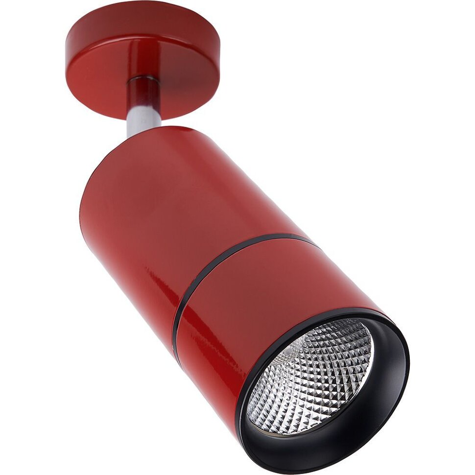 Купить Светодиодный светильник Feron AL526 накладной 12W 4000K  красный в интернет-магазине электрики в Москве Альт-Электро