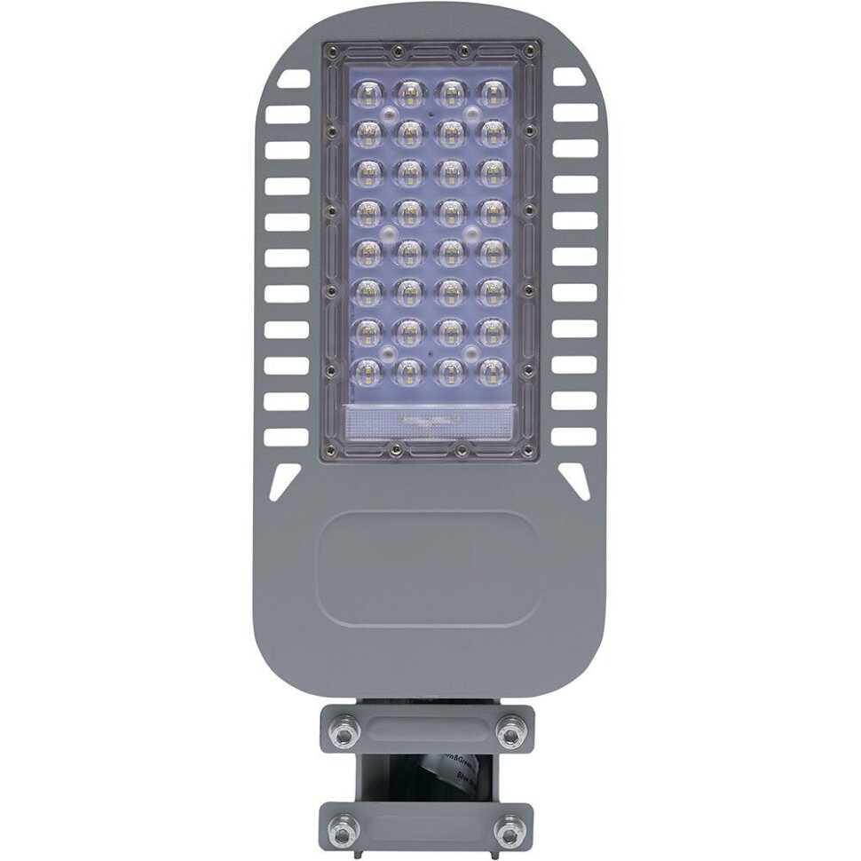 Купить Светодиодный уличный консольный светильник Feron SP3050 30W 4000K 230V, серый в интернет-магазине электрики в Москве Альт-Электро