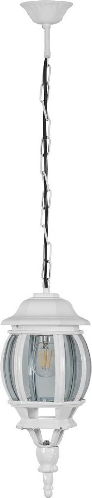 Купить Светильник садово-парковый Feron 8105/PL8105 восьмигранный на цепочке 100W E27 230V, белый в интернет-магазине электрики в Москве Альт-Электро