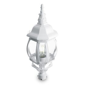 Светильник садово-парковый Feron 8103 восьмигранный на столб 100W E27 230V, белый