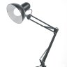 Купить Светильник под лампу Feron DE1430 60W, 230V, патрон E27 на струбцине, черный в интернет-магазине электрики в Москве Альт-Электро