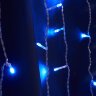 Купить Светодиодная гирлянда Feron CL18 занавес 1,5*1,5м  + 3м 230V синий c питанием от сети в интернет-магазине электрики в Москве Альт-Электро