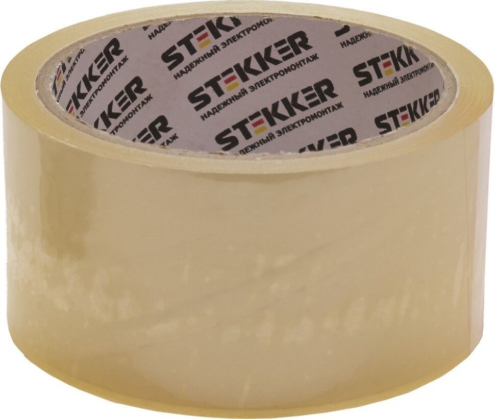 Купить Скотч упаковочный STEKKER INTP1-4836 48 мм., 36 м., прозрачный в интернет-магазине электрики в Москве Альт-Электро