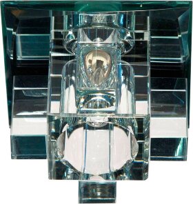 Светильник встраиваемый Feron 1525 потолочный JCD9 G9 прозрачный