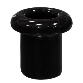 Втулка керамическая для сквозного отверстия, черная