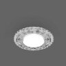 Купить Светильник встраиваемый с белой LED подсветкой Feron CD4024 потолочный GX53 без лампы прозрачный в интернет-магазине электрики в Москве Альт-Электро