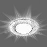 Купить Светильник встраиваемый с белой LED подсветкой Feron CD4021 потолочный GX53 без лампы прозрачный в интернет-магазине электрики в Москве Альт-Электро