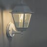 Купить Светильник садово-парковый Feron 4201/PL4201 четырехгранный на стену вверх 100W E27 230V, белый в интернет-магазине электрики в Москве Альт-Электро
