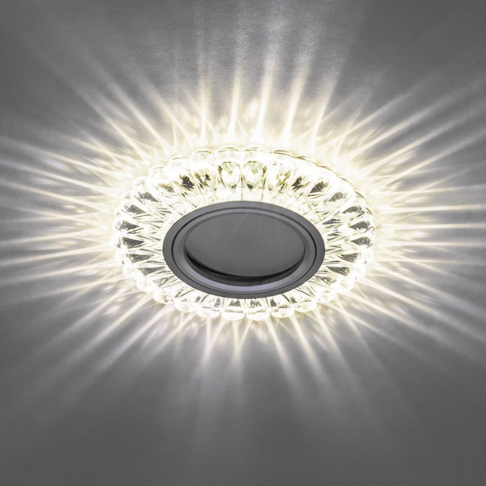 Купить Светильник встраиваемый с белой LED подсветкой Feron CD902 потолочный MR16 G5.3 белый в интернет-магазине электрики в Москве Альт-Электро