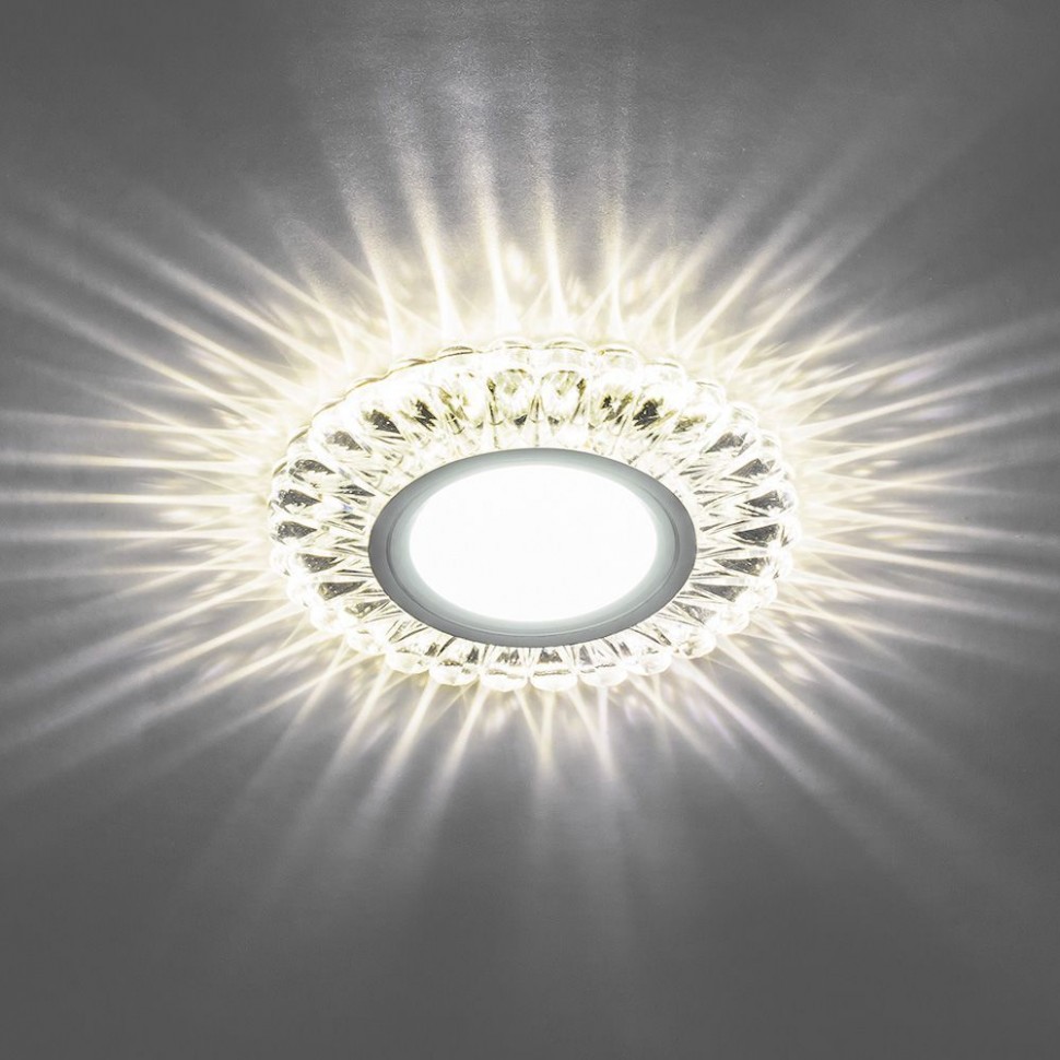 Купить Светильник встраиваемый с белой LED подсветкой Feron CD902 потолочный MR16 G5.3 белый в интернет-магазине электрики в Москве Альт-Электро