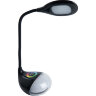 Купить Настольный светодиодный светильник Feron DE1730 7W, 6000-6500K, 100-240V, черный в интернет-магазине электрики в Москве Альт-Электро