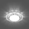 Купить Светильник встраиваемый с белой LED подсветкой Feron CD4025 потолочный GX53 без лампы прозрачный в интернет-магазине электрики в Москве Альт-Электро