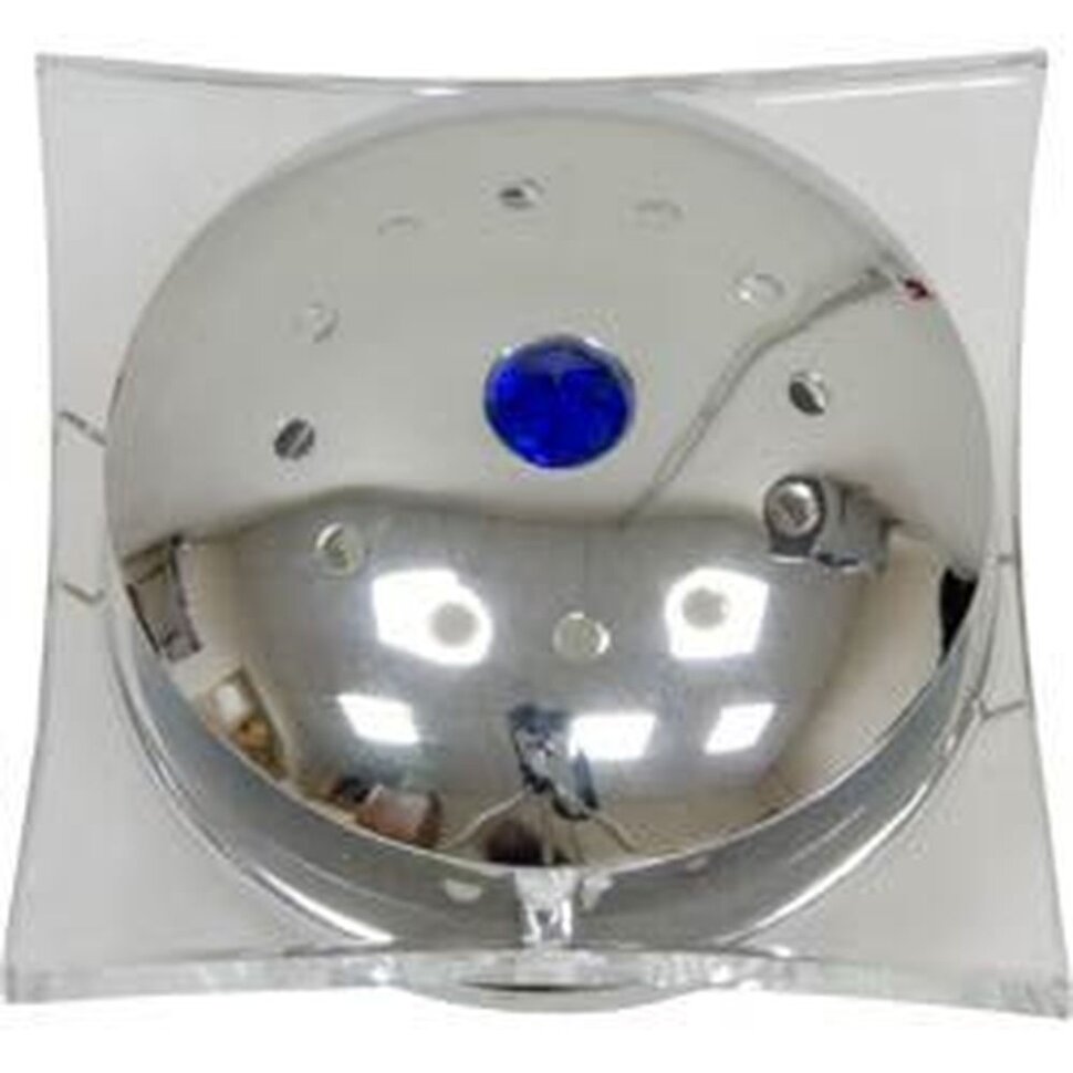 Купить DL8224-CH хром, светильник декоративный c прозрачным стеклом под галогенную лампу MR16 G5.3 в интернет-магазине электрики в Москве Альт-Электро