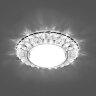 Купить Светильник встраиваемый с белой LED подсветкой Feron CD4026 потолочный GX53 без лампы прозрачный в интернет-магазине электрики в Москве Альт-Электро
