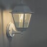 Купить Светильник садово-парковый Feron 4101/PL4101 четырехгранный на стену вверх 60W E27 230V, белый в интернет-магазине электрики в Москве Альт-Электро
